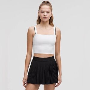 Lululemon Square-Neck Cropped Tennis Tank Top